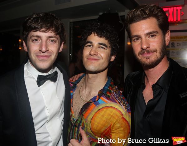 Alex Edelman, Darren Criss and Andrew Garfield Photo
