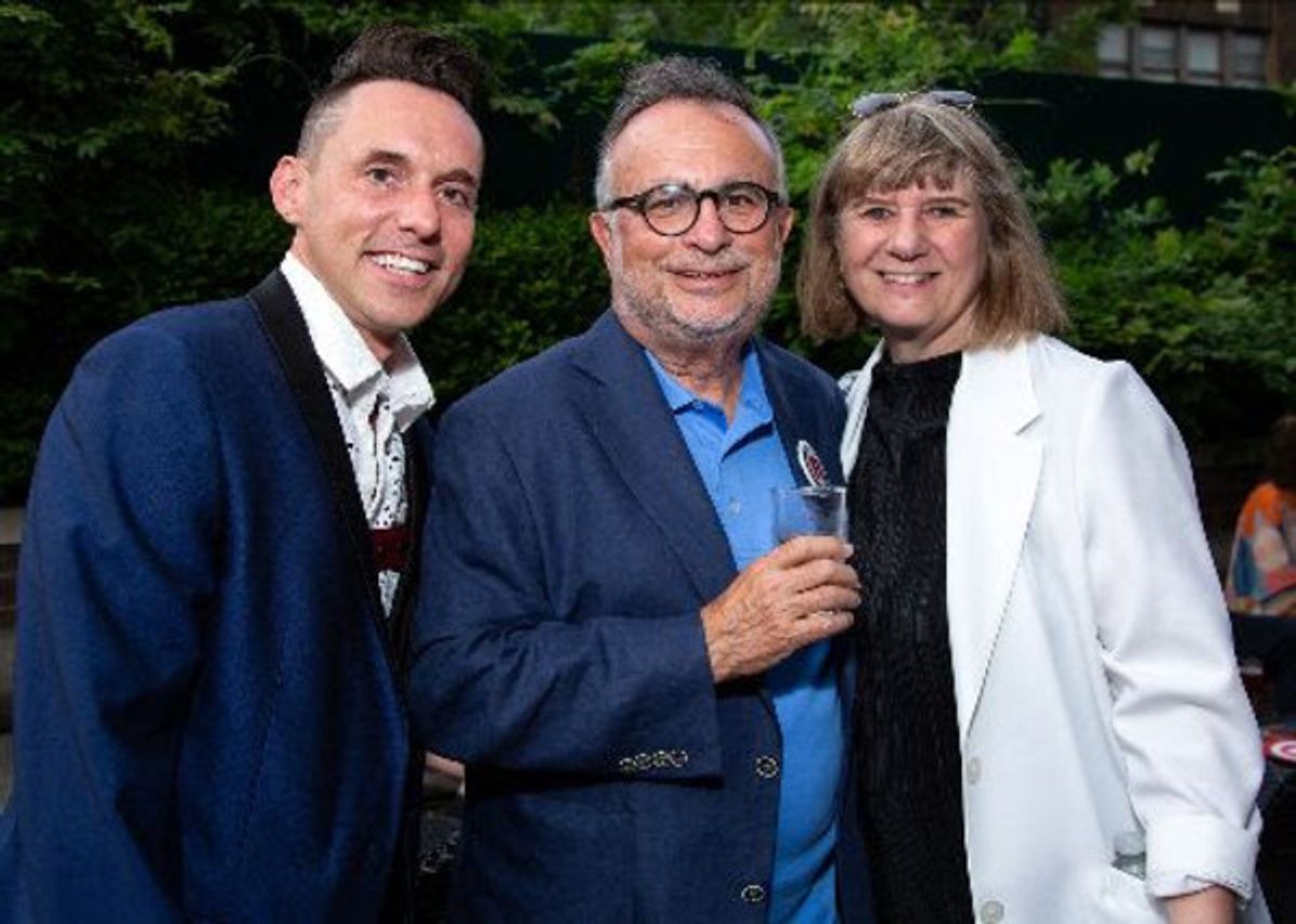 Nick Cearley, Richard Frankel, and Kathleen Clark at 