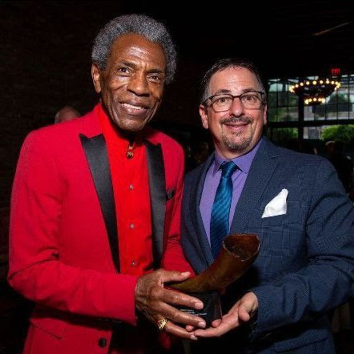 André De Shields and Jesse Berger at 