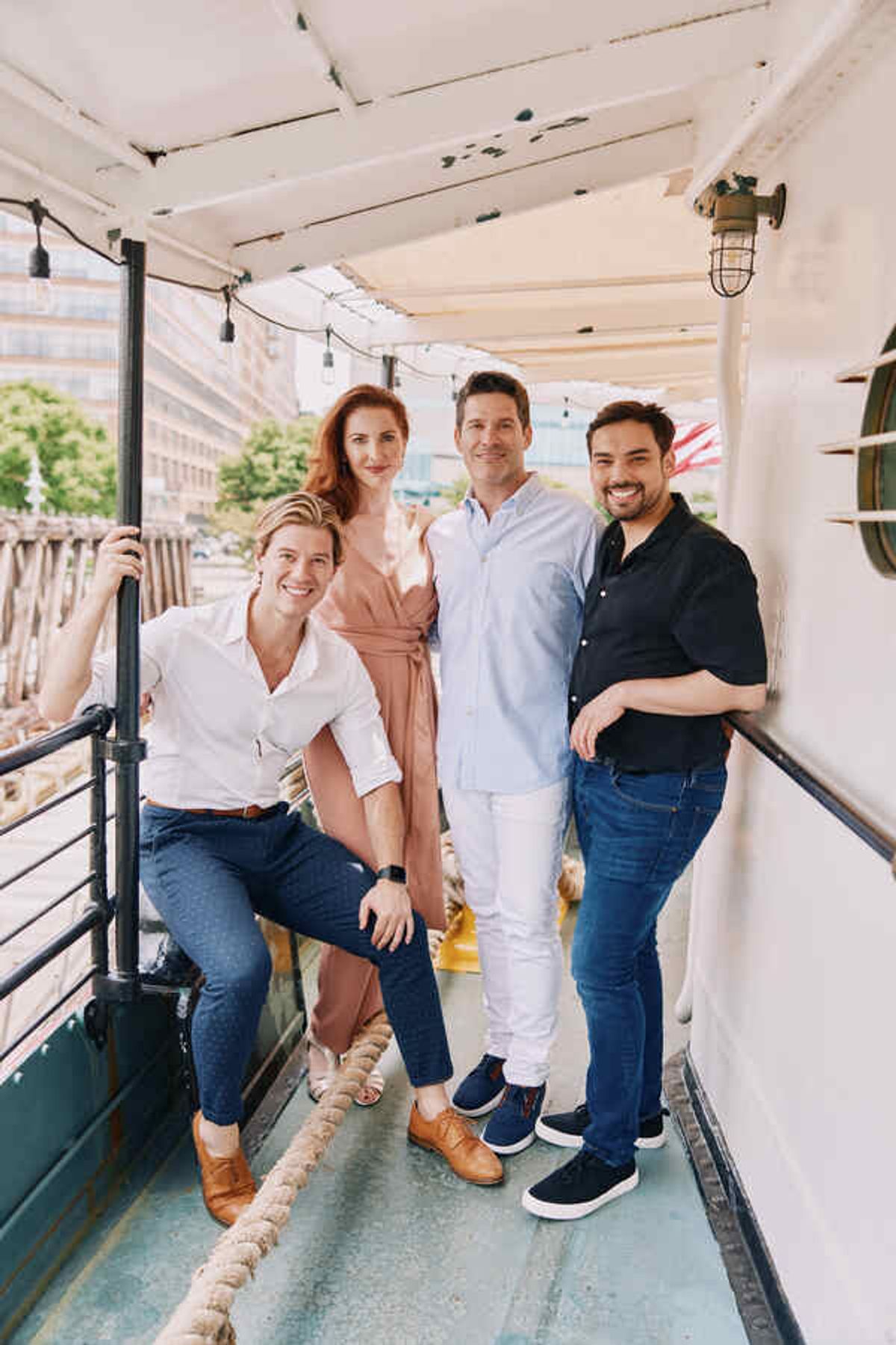 Constantine Rousouli, Marla Mindelle, Tye Blue, Nicholas Connell at 