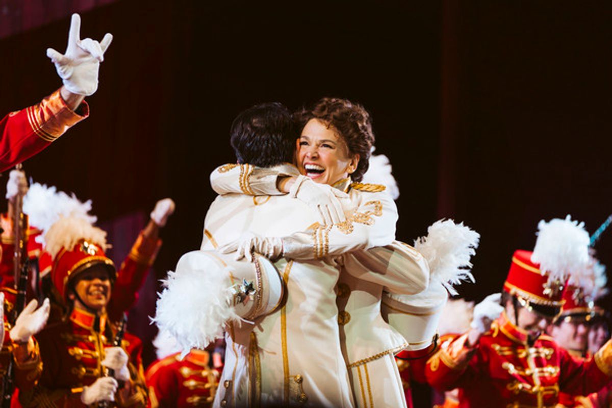 Max Clayton and Sutton Foster at 