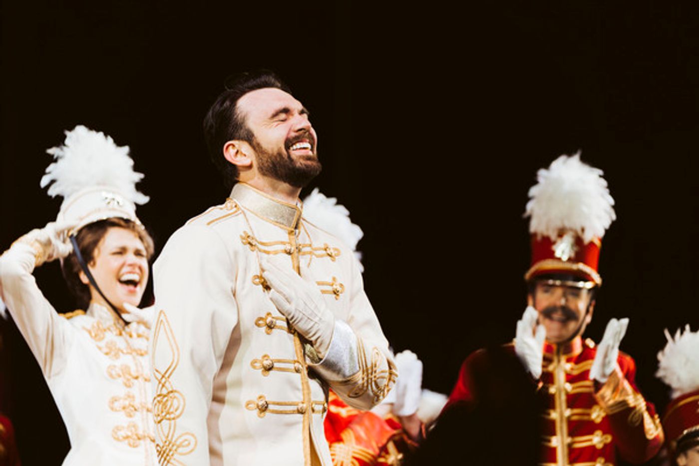 Video/Photos: 'Harold Hill' Understudy Max Clayton Takes His First Star Bow at THE MUSIC MAN  Image