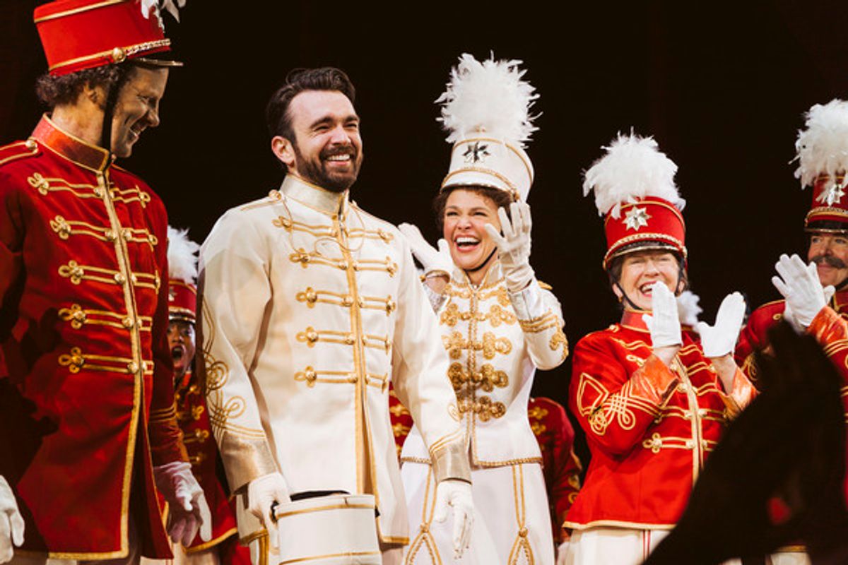 Max Clayton and Sutton Foster at 