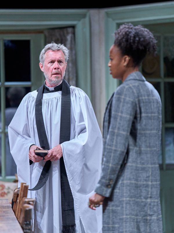 Alex Jennings and Rachael Ofori  Photo