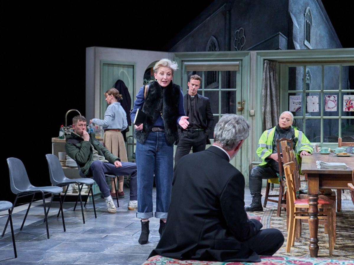 6. Hermione Gulliford and the company at 