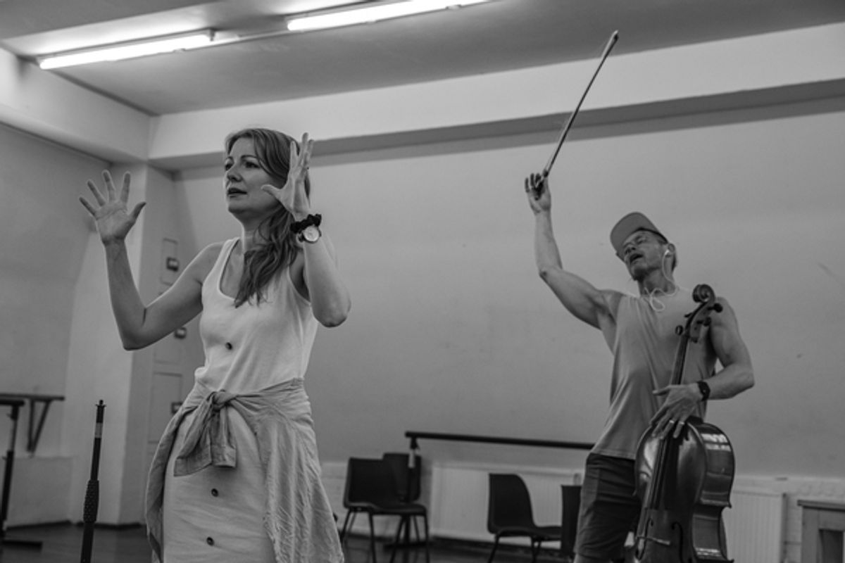 Laura Pitt-Pulford, John Partridge at 