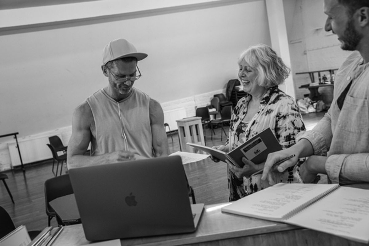 John Partridge, Claire Moore, Jack McCann at 