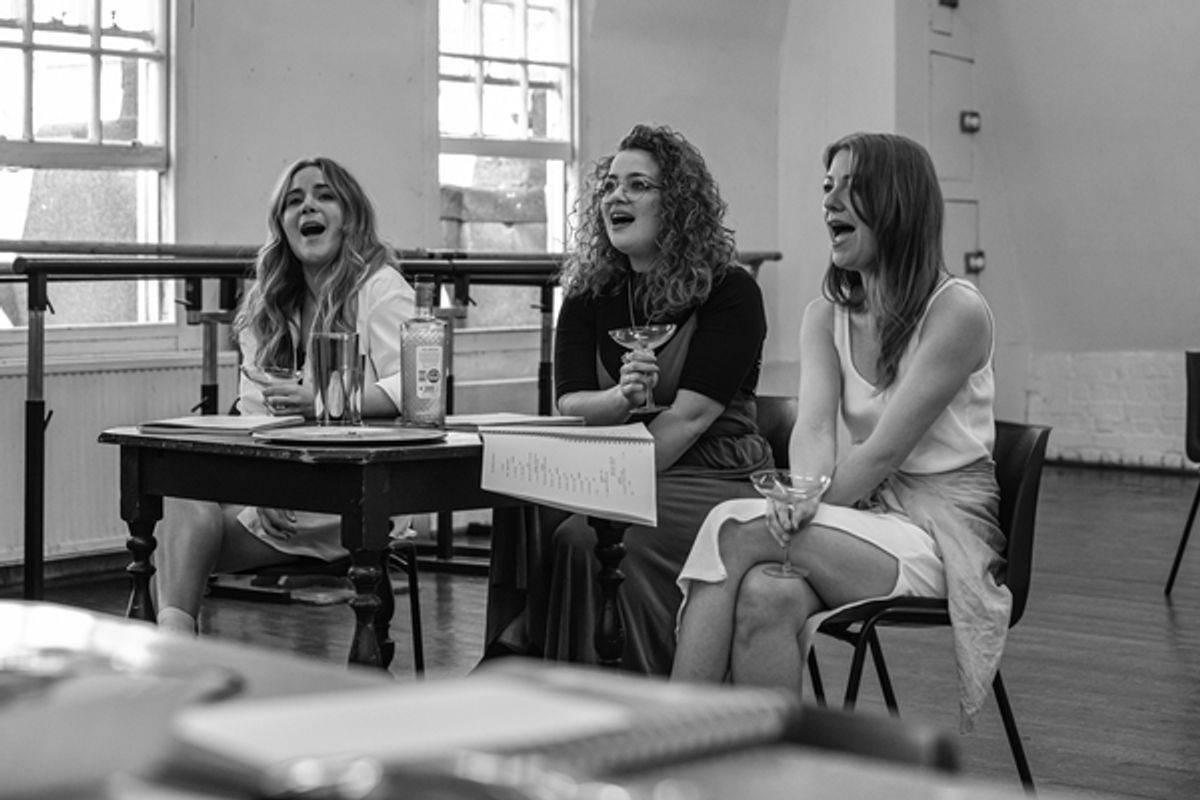 Natasha J. Barnes, Carrie Hope Fletcher, Laura Pitt-Pulford at 