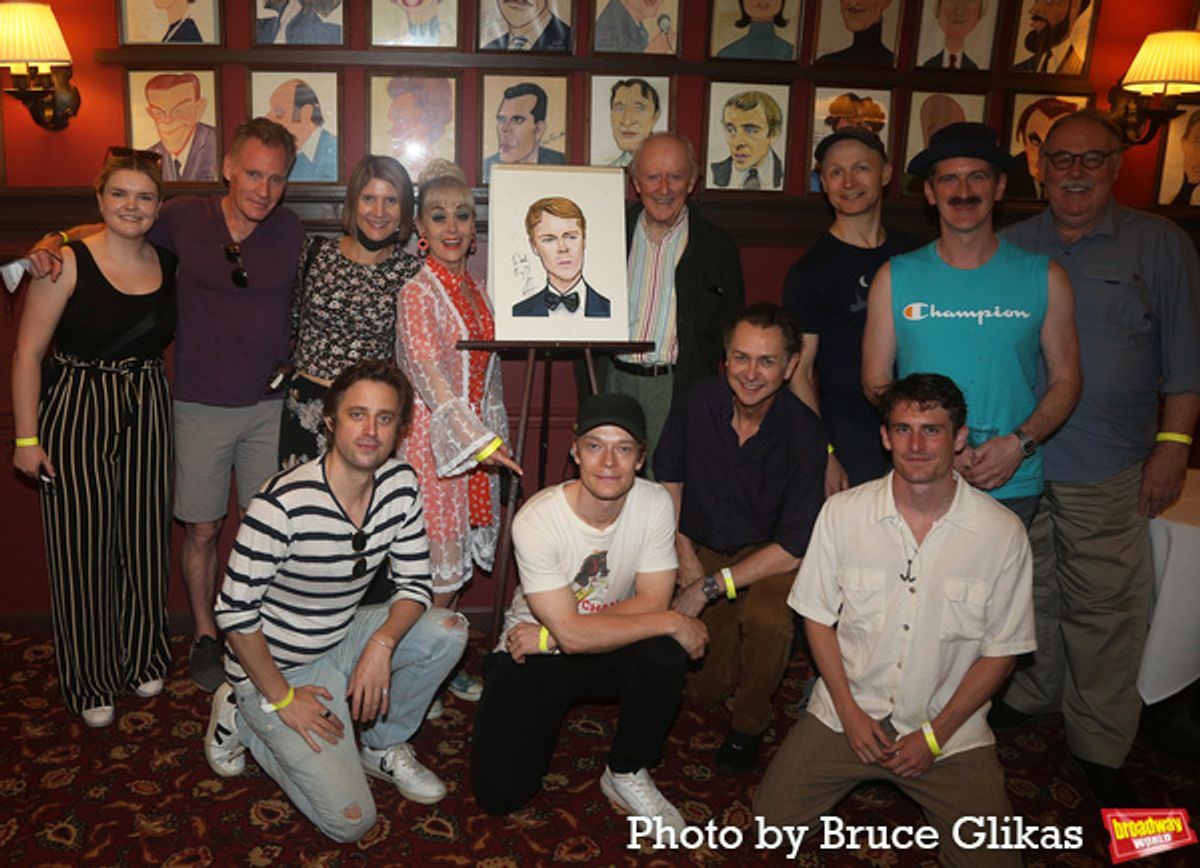 Alfie Allen and the cast of 'Hangmen' at 