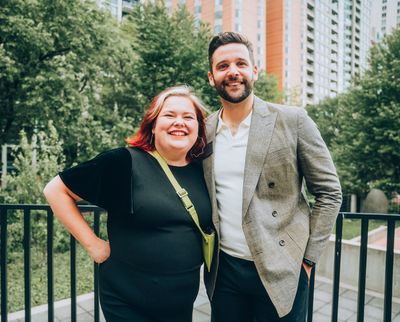 Porchlight Young Professionals Chair Rosie Schultz and Emeritus Chair Cody Czmyr Photo