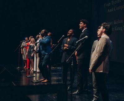 The cast  Photo