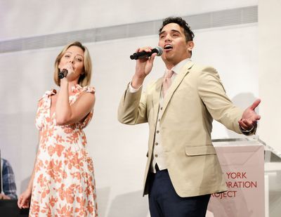 Kate Rockwell, Adam Jacobs Photo