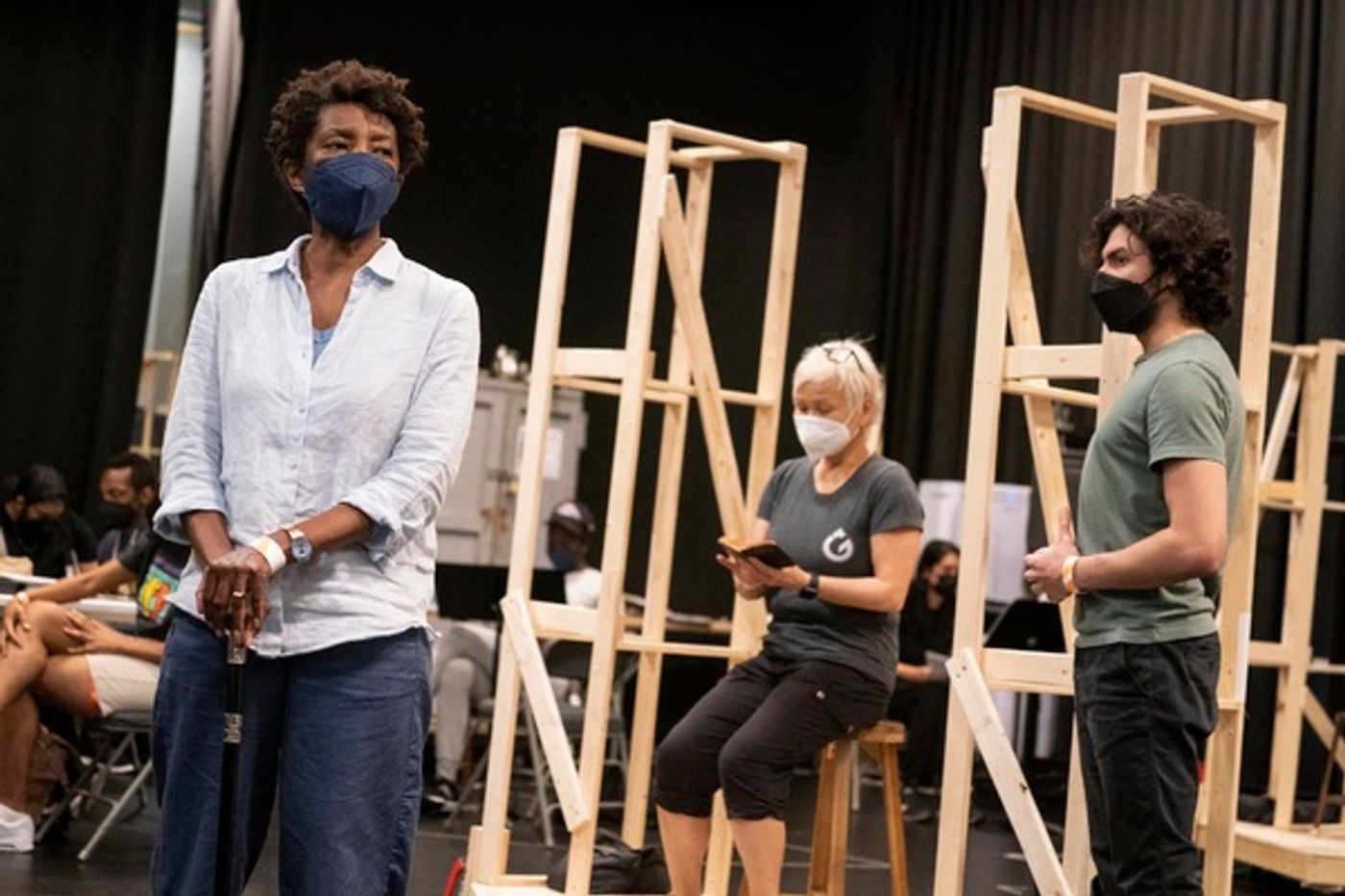 Photos: First Look at Danai Gurira, Daniel J. Watts & More in Rehearsal for RICHARD III at Free Shakespeare in the Park  Image