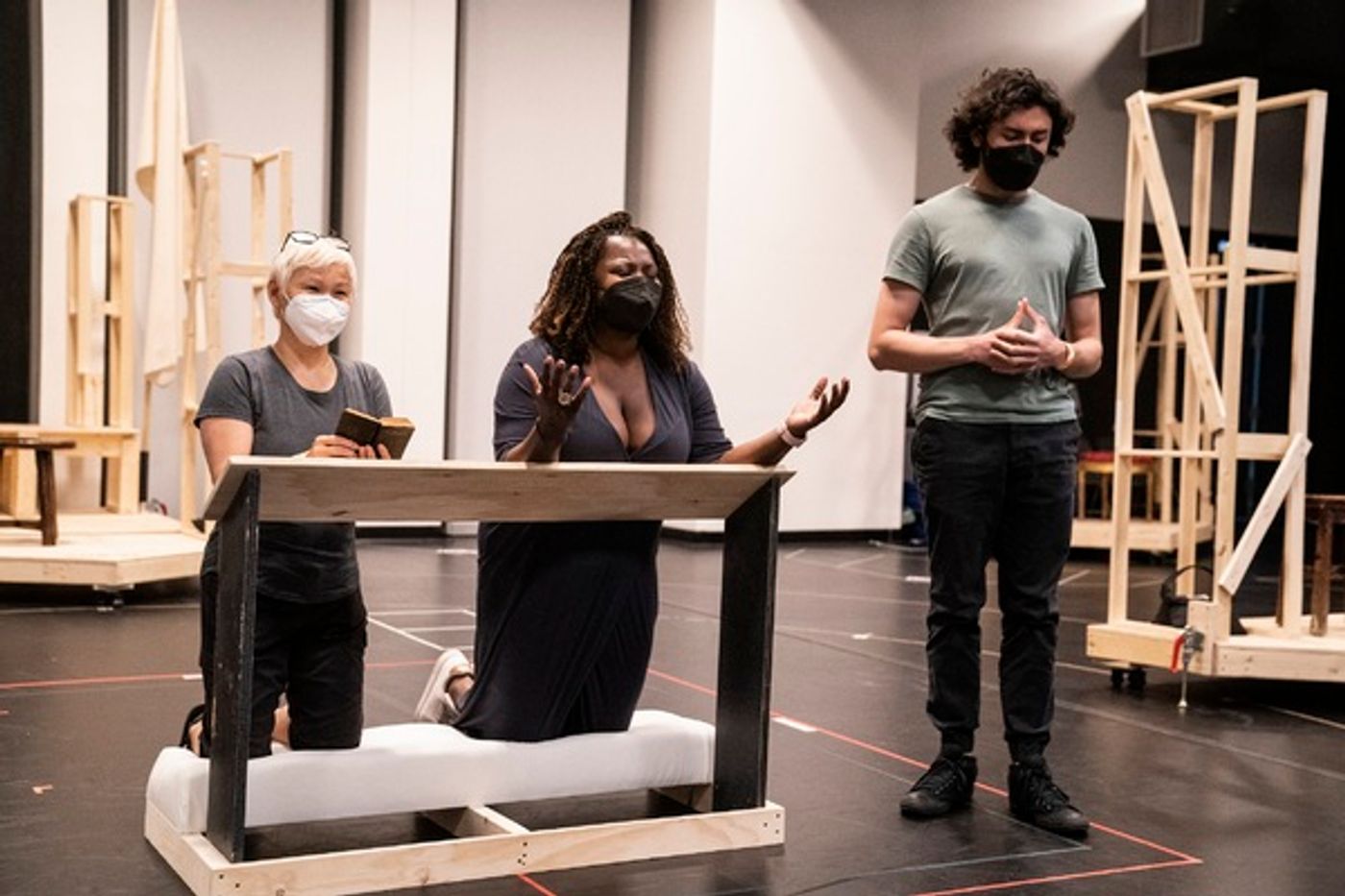 Photos: First Look at Danai Gurira, Daniel J. Watts & More in Rehearsal for RICHARD III at Free Shakespeare in the Park  Image