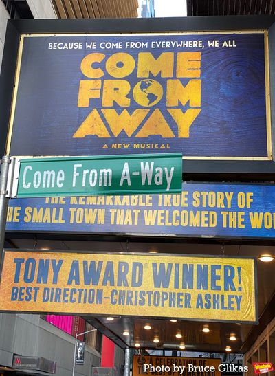 "Come From Away" Street Sign Photo