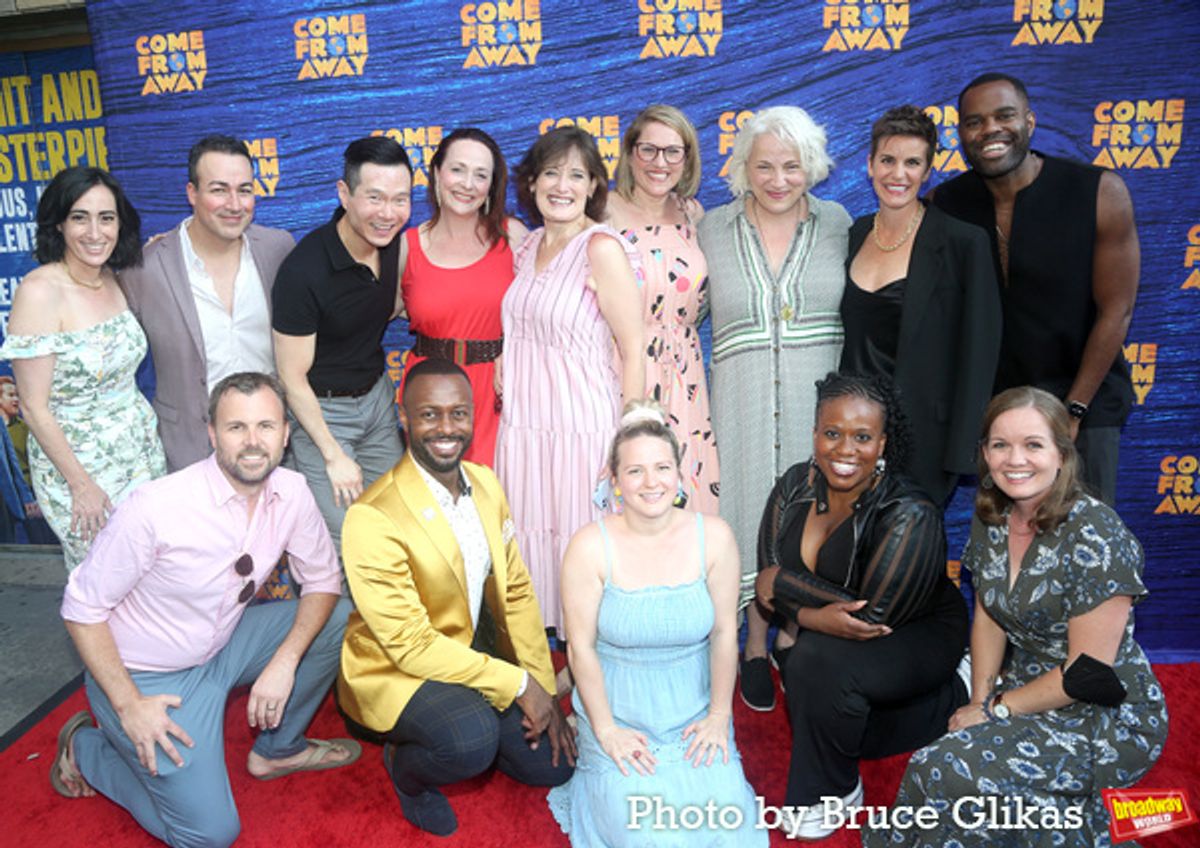 Back Row: Jennifer Kozumplik, Caesar Samayoa, James Seol, Happy McPartlin, Petrina Bromley, Julie Reiber, Astrid Van Wieren, Jenn Colella and De’Lon Grant
Bottom row: Tony LePage, Josh Breckenridge, Emily Walton, Q. Smith and Becky Gulsvig at 