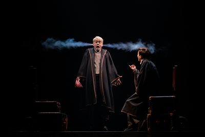Thomas Mitchell Barnet as Scorpius Malfoy and Luke Kimball as Albus Potter Photo
