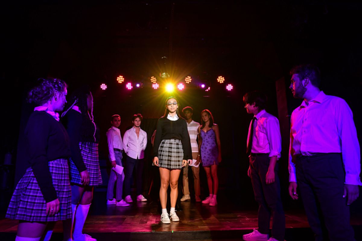 Kelcy Taylor and the company at Photos: First Look at CRUEL INTENTIONS: The '90s Musical at The Chopin Theatre