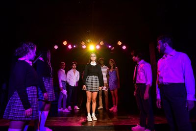Kelcy Taylor and the company  Photo