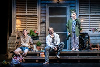 Stephen Wight, David Harbour, Sinead Matthews Photo
