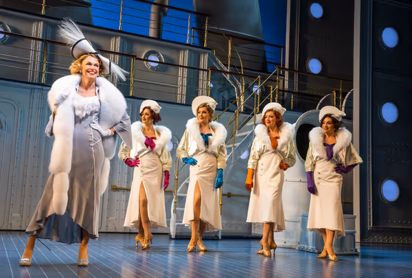 A scene from Anything Goes by Cole Porter @ Barbican Theatre. Directed and Choreograp Photo