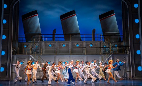 A scene from Anything Goes by Cole Porter @ Barbican Theatre. Directed and Choreograp Photo