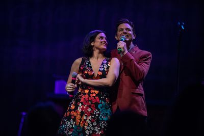 At Wednesday’s Princeton Festival tribute to Stephen Sondheim, Alyssa Giannetti and Photo