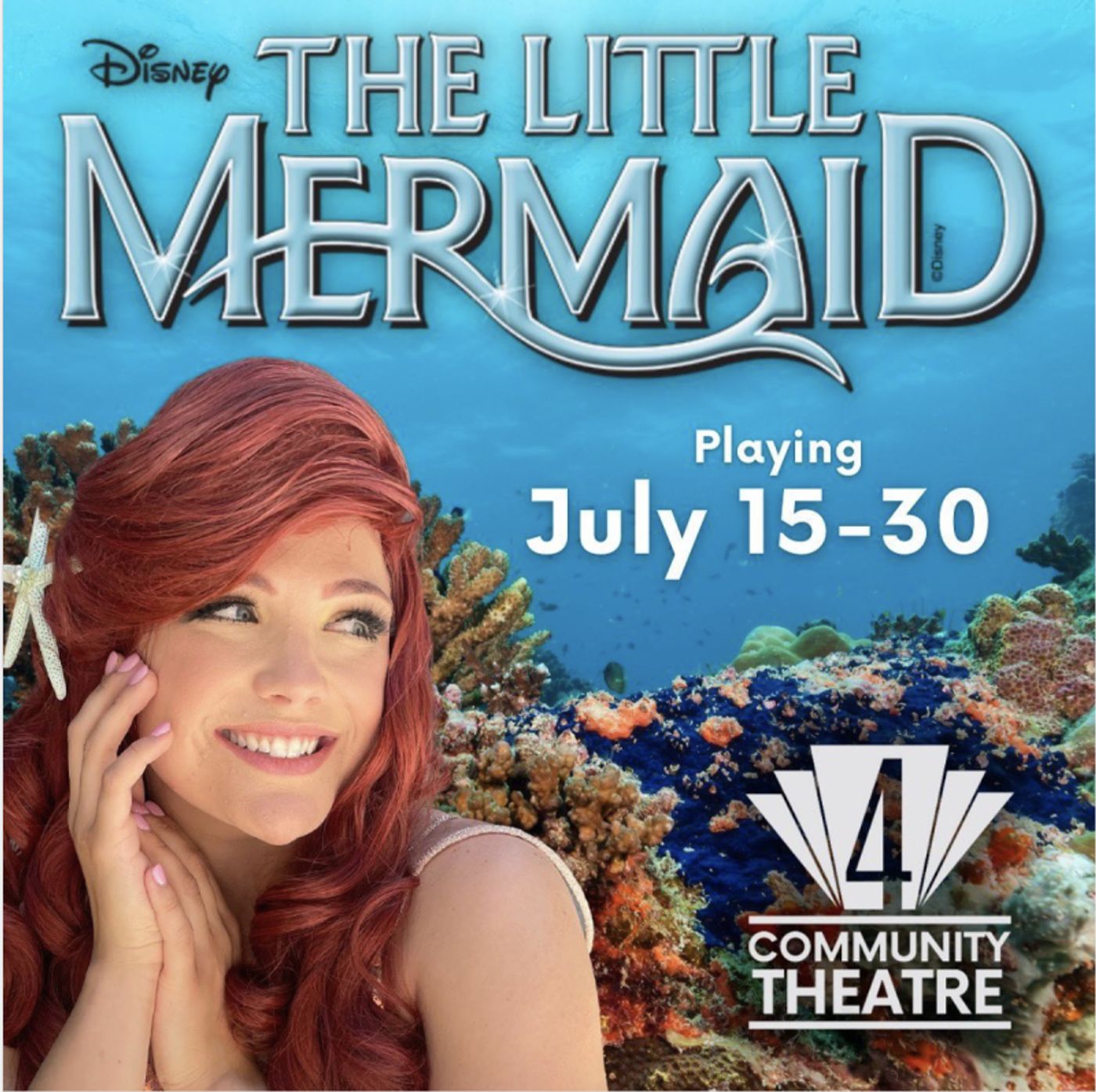 Interview: Kate Piering of THE LITTLE MERMAID at 4 Community Theatre  Image