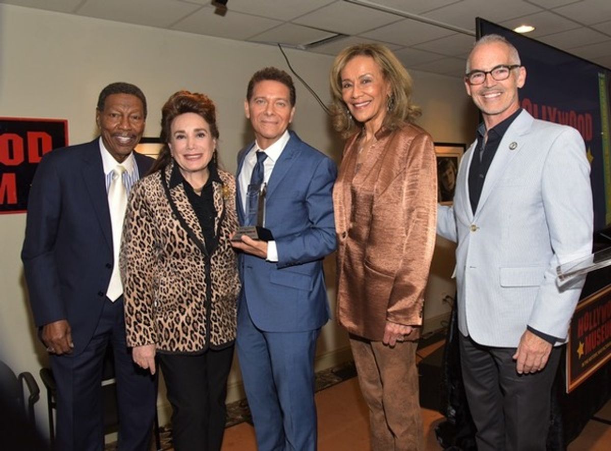 Billy Davids, Jr., Donelle Dadigan, Michael Feinstein, Marilyn McCoo and Mitch O'Farrell at 
