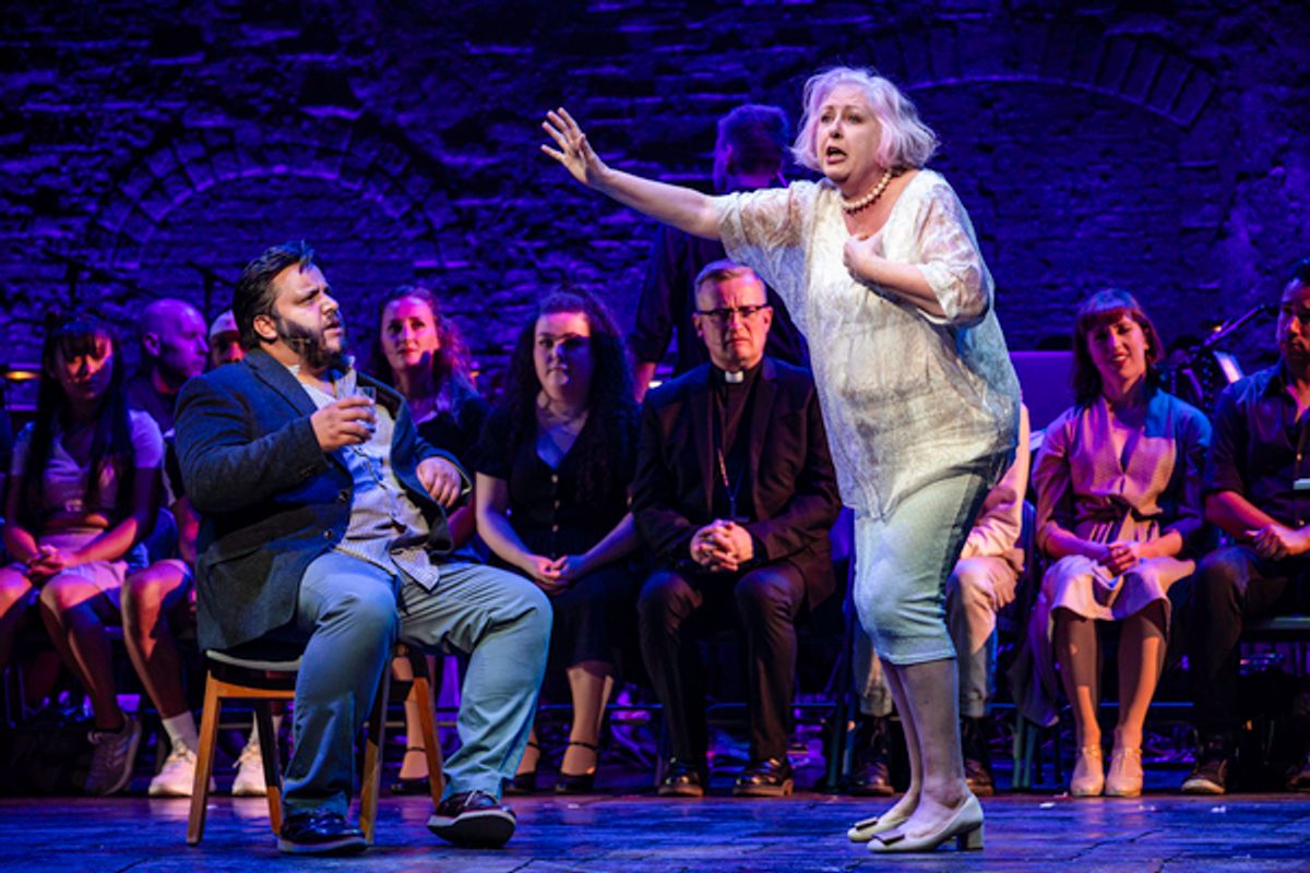 Nathan Amzi and Claire Moore at 