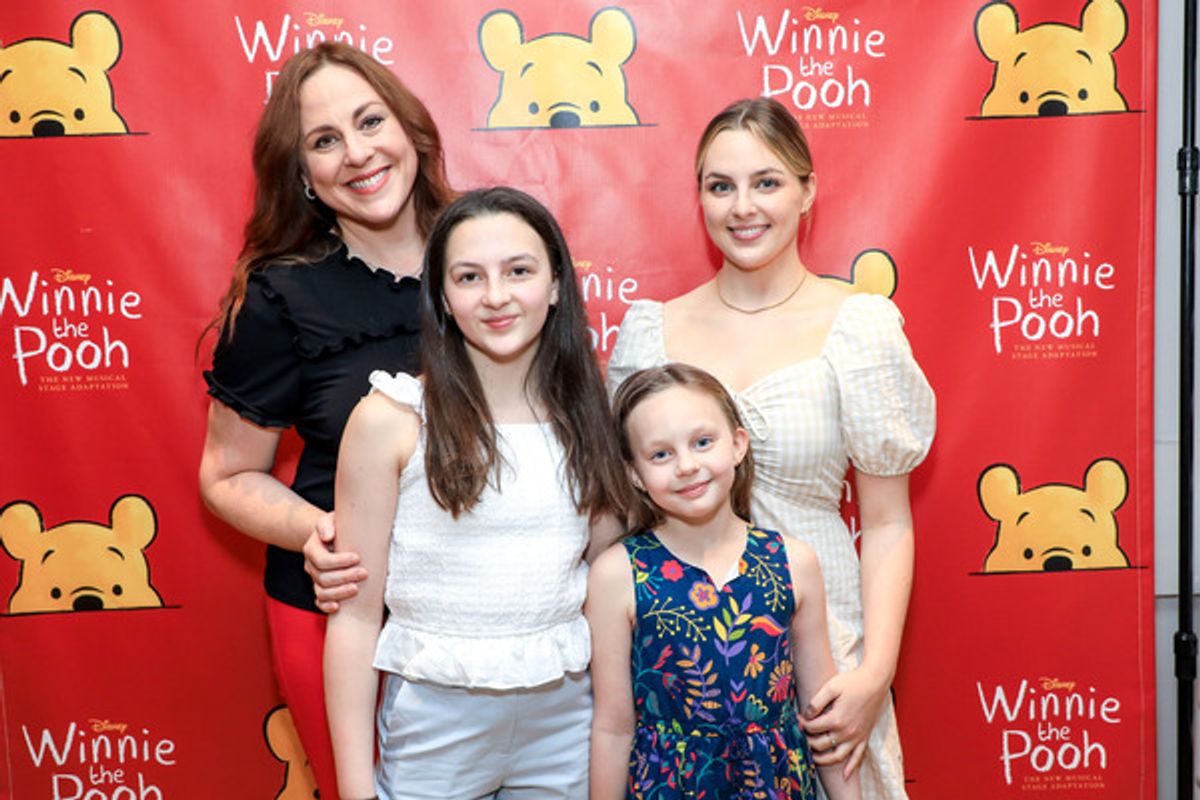 Ava Gail Prince with her family at Photos: See Patina Miller, Nikki Renée Daniels & More at DISNEY'S WINNIE THE POOH Opening Night
