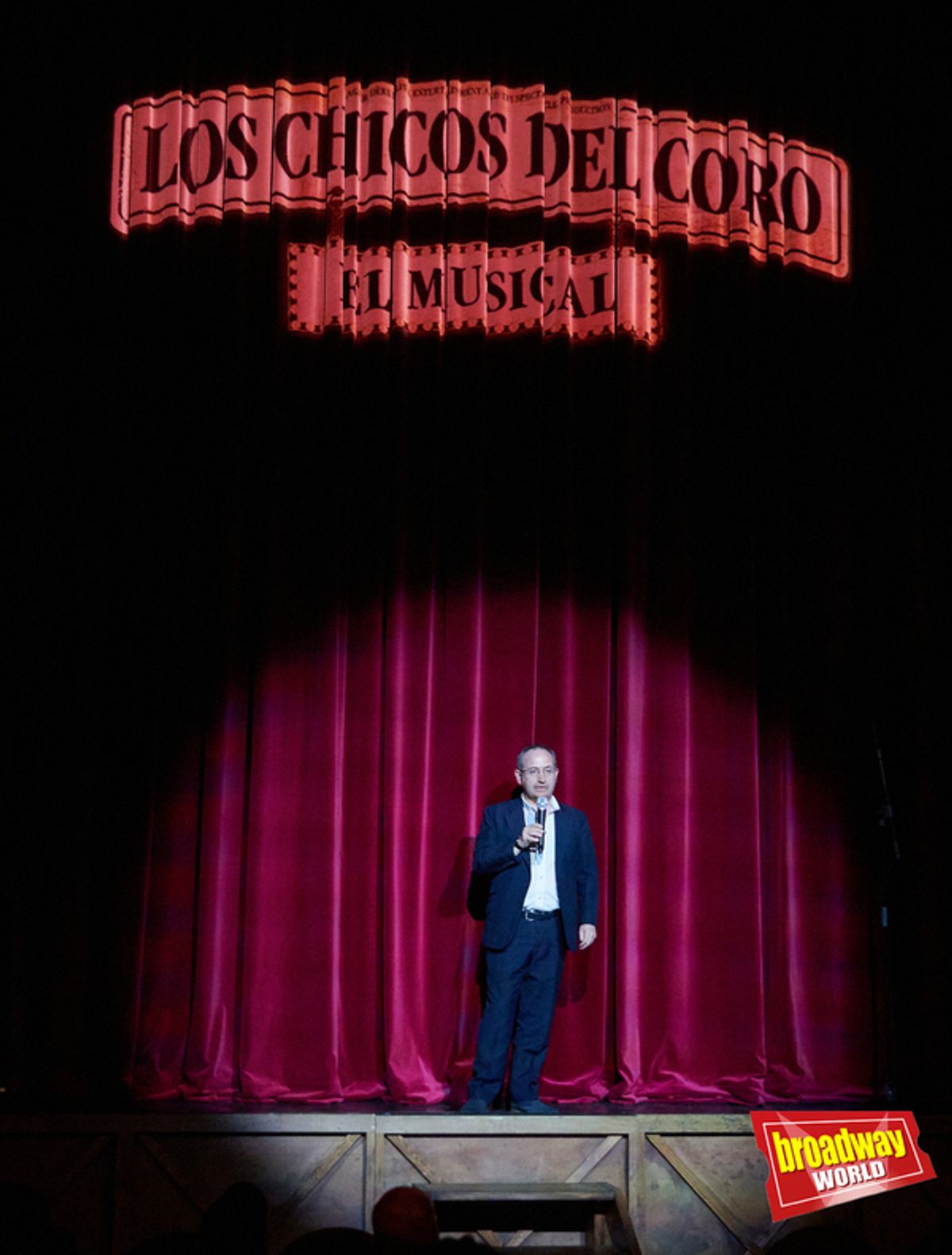 Jesus Cimarro presenta el evento at PHOTOS: LOS CHICOS DEL CORO se presentan en el Teatro de la Latina