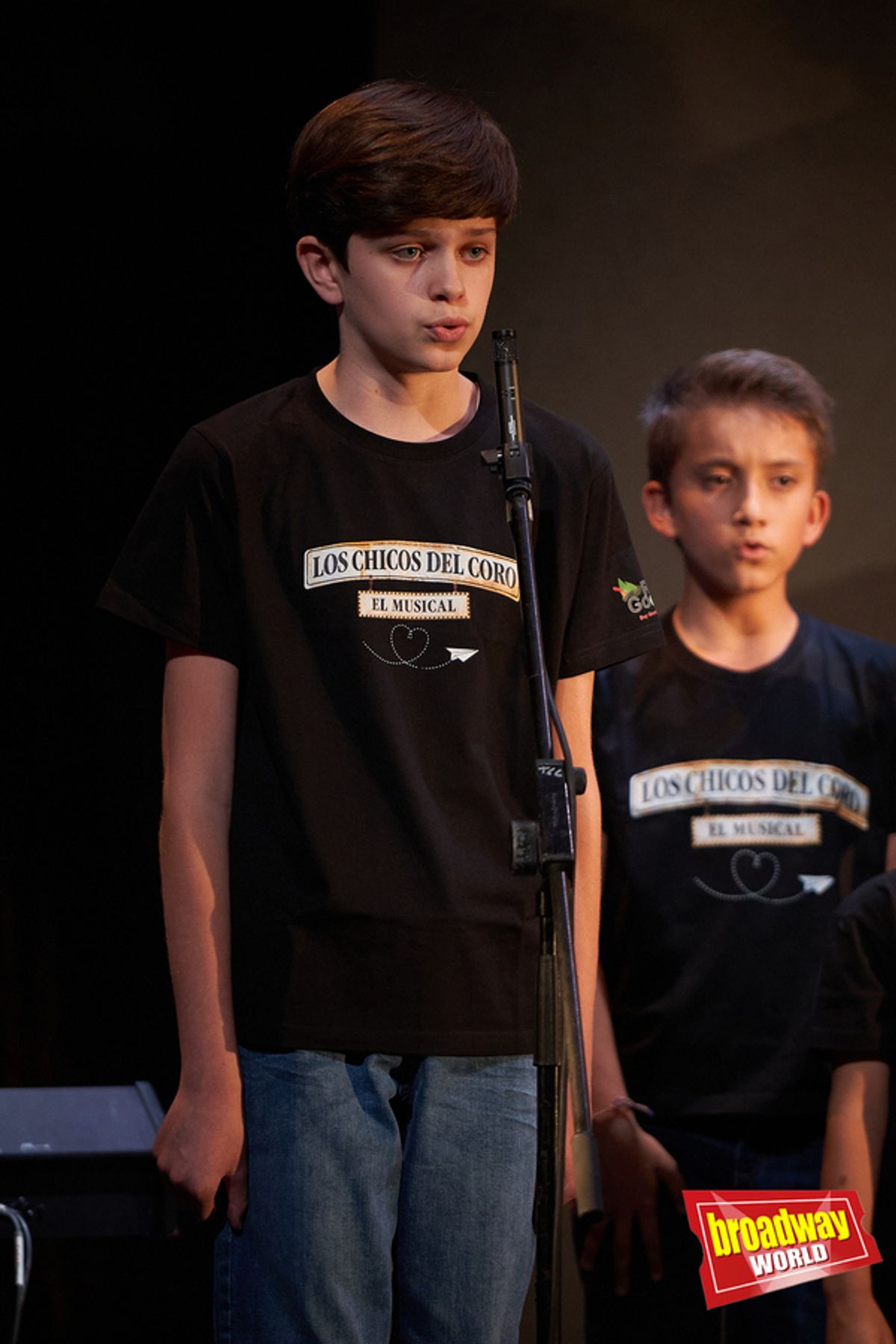 Uno de los ninos de LOS CHICOS DEL CORO at PHOTOS: LOS CHICOS DEL CORO se presentan en el Teatro de la Latina