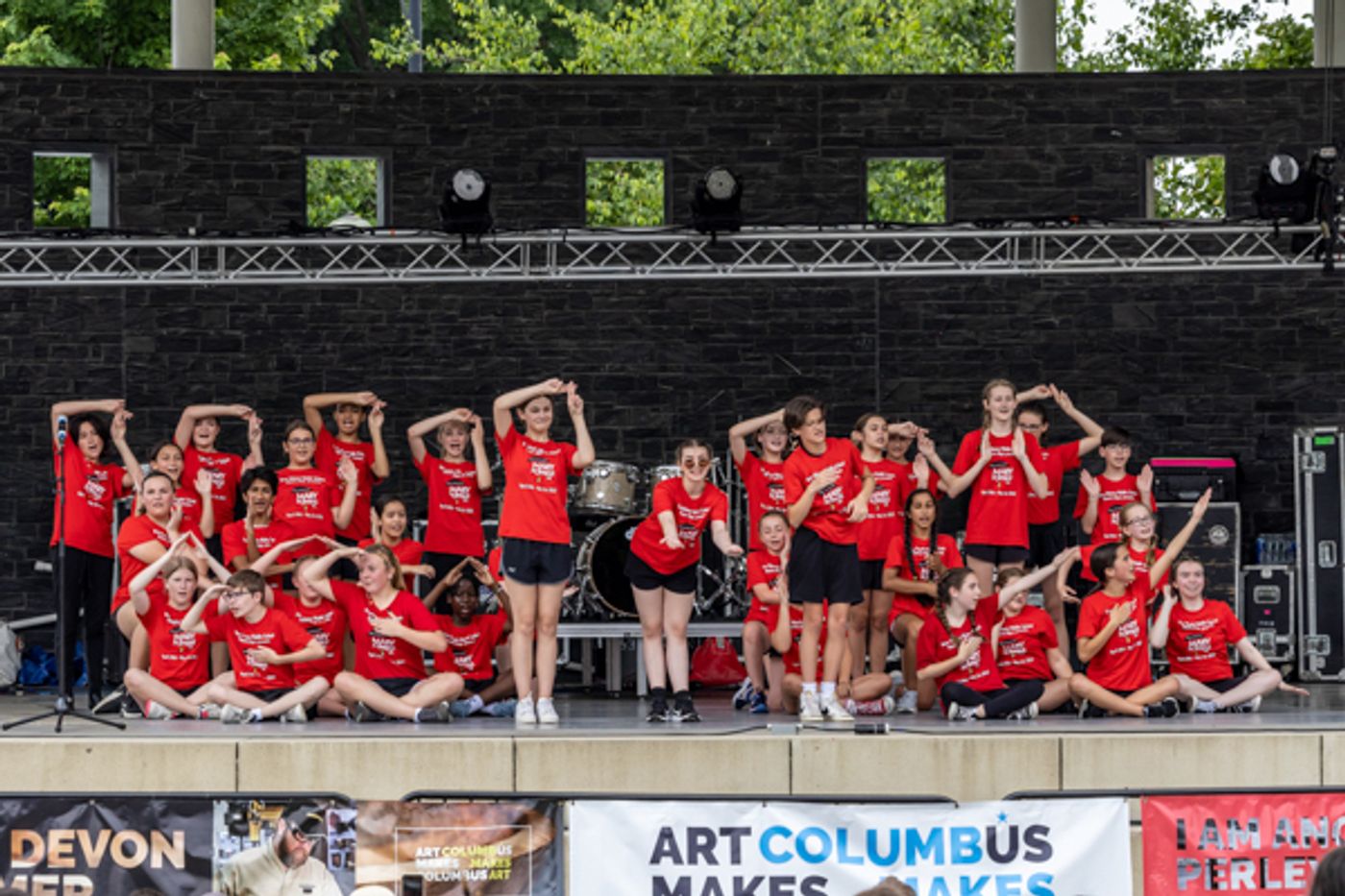 Photos: Inside New Albany Middle School's PERFORMANCE AT THE COLUMBUS ARTS FEST  Image