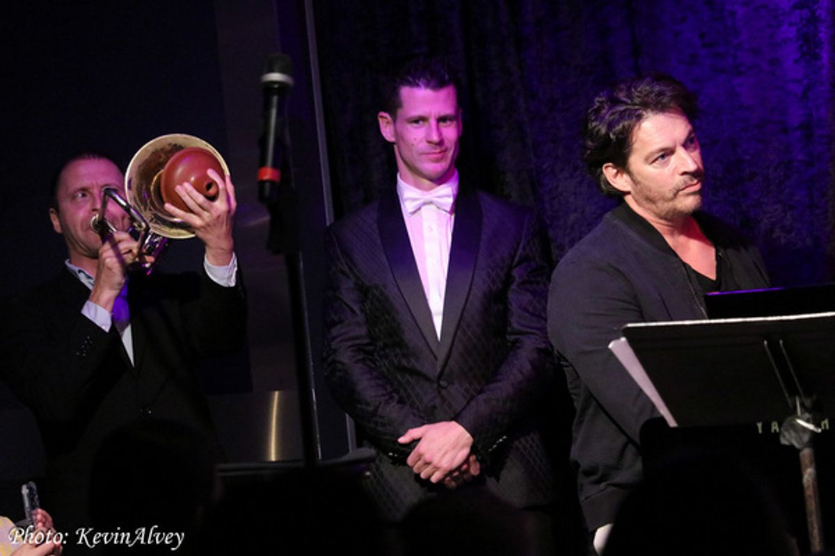 Jonathan Arons, Luke Hawkins, Harry Connick, Jr. at 