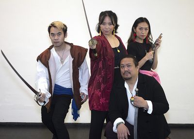 Kristine Ota (Center), Aaron Jin, Anna Seaphan, Van Lang Pham Photo