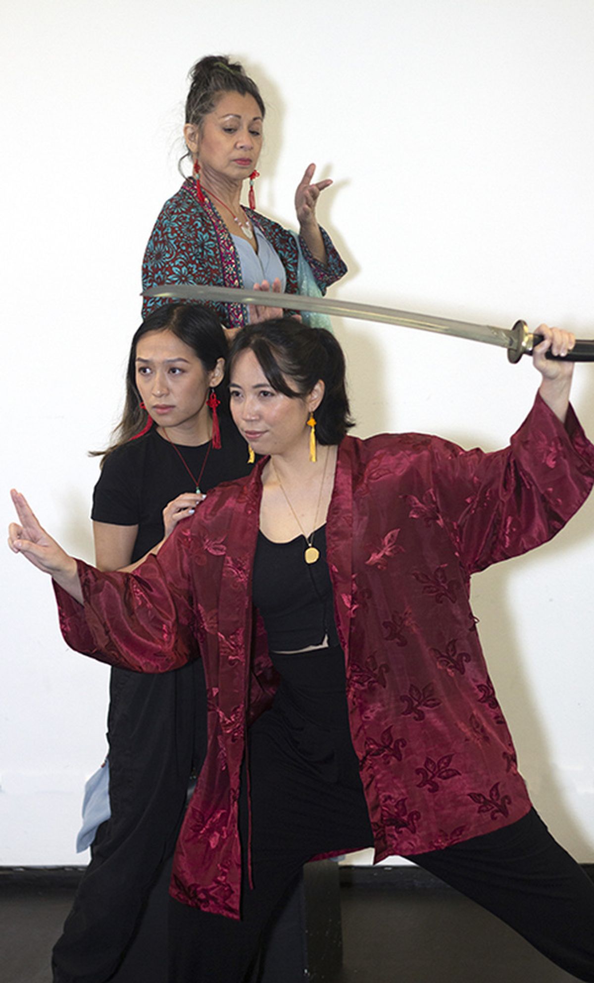 Kristine Ota, Anna Saepha, Eloisa Cardona at 