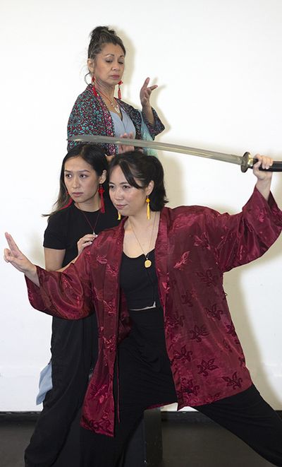 Kristine Ota, Anna Saepha, Eloisa Cardona Photo