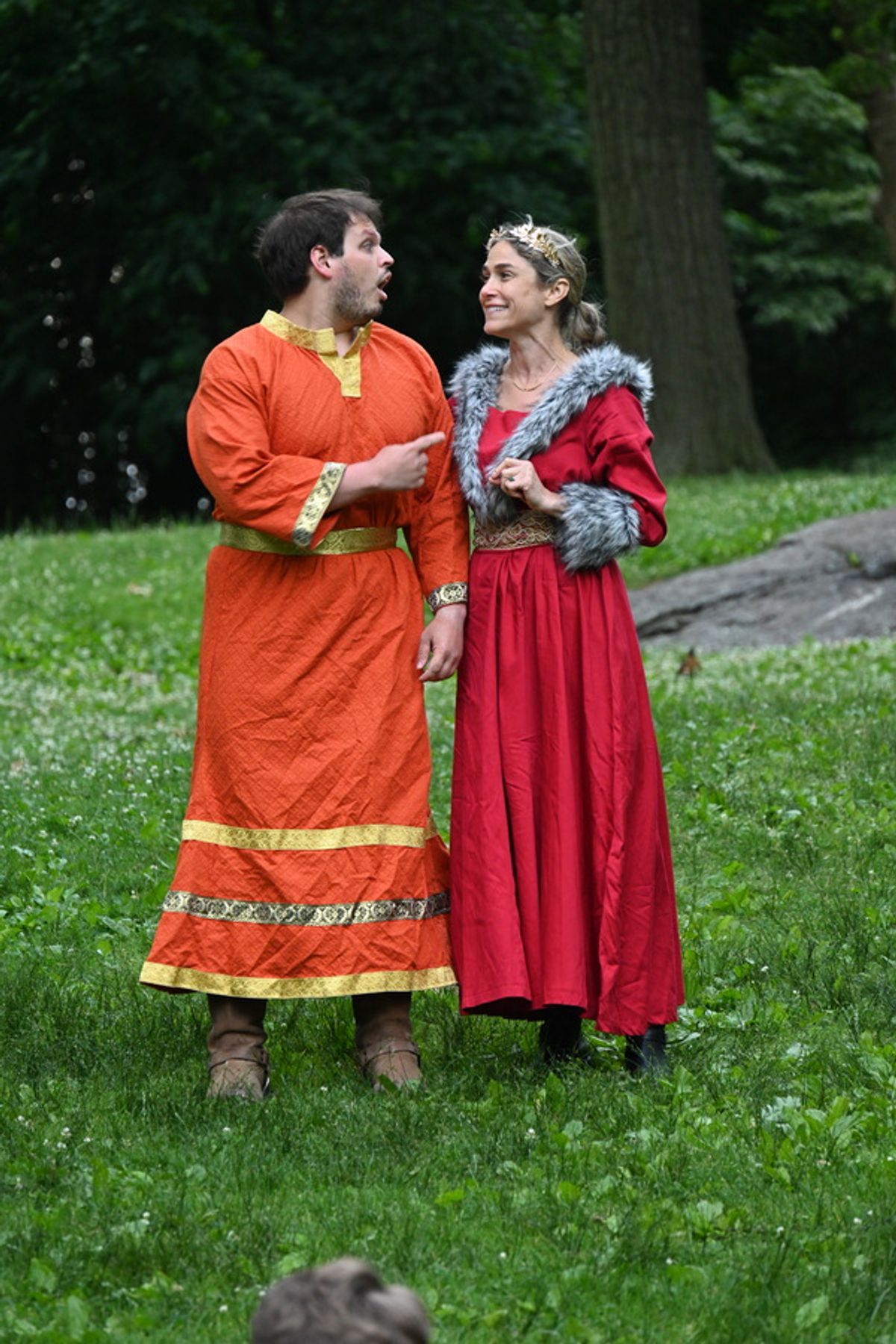 Evan Moore-Coll, Jenny Strassburg at 