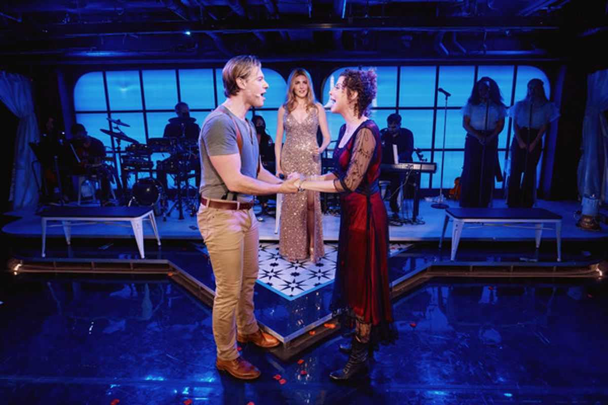 Constantine Rousouli, Marla Mindelle & Alex Ellis in Titanique at 