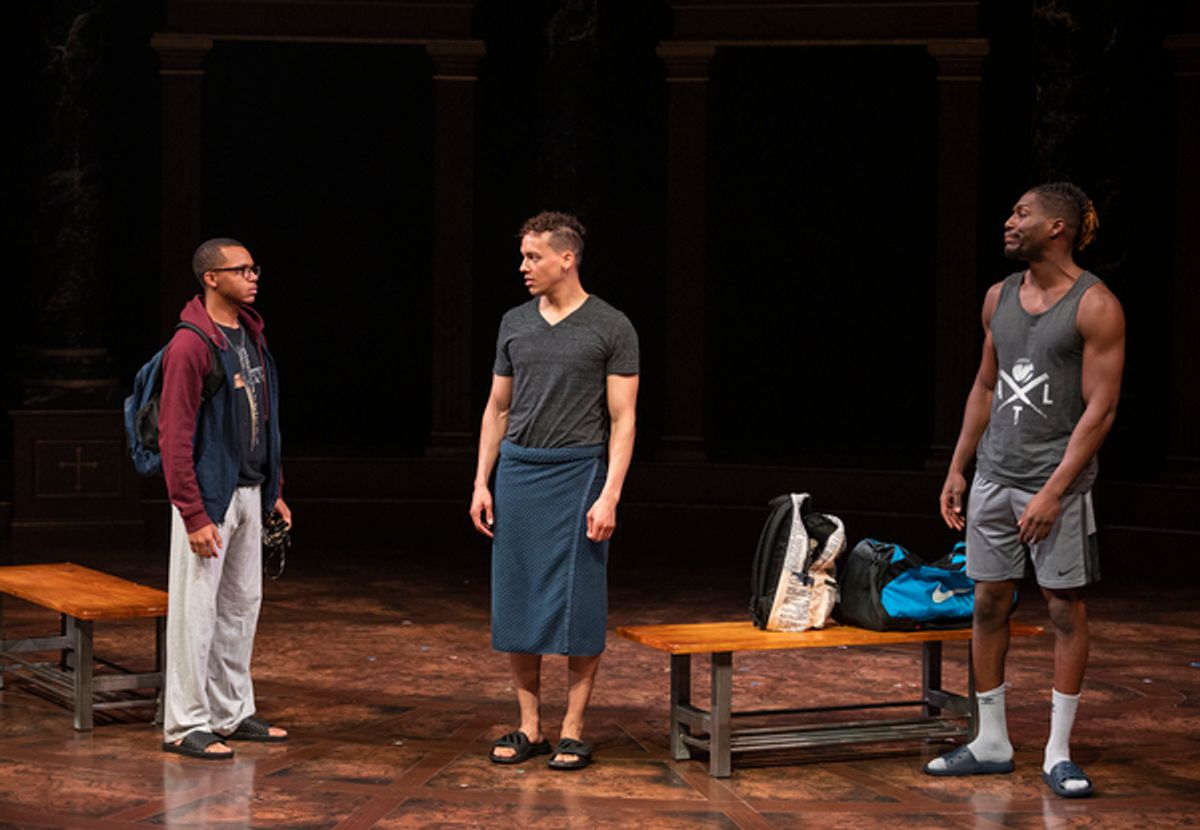 Richard David, Tyler Hardwick and Sheldon D. Brown  at 