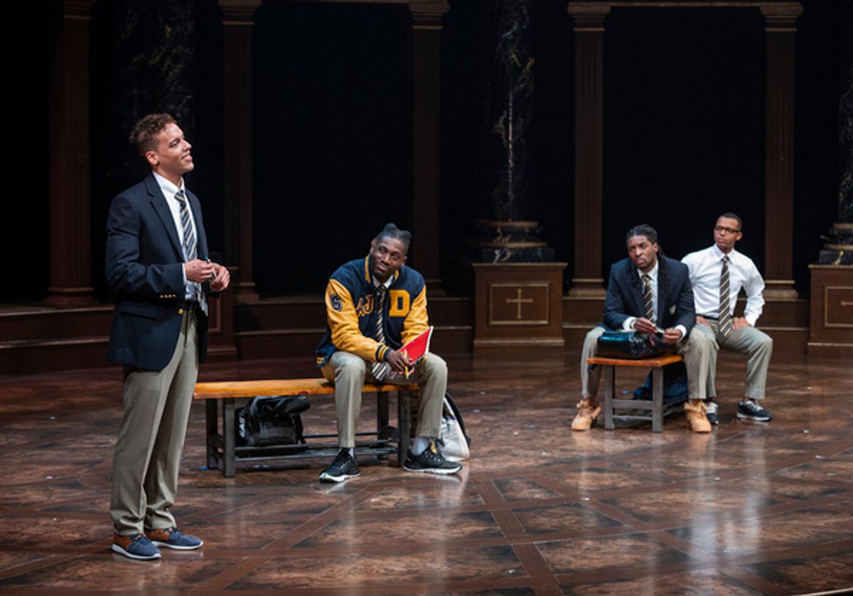 Tyler Hardwick, Sheldon D. Brown, Gilbert Domally and Richard David  at 