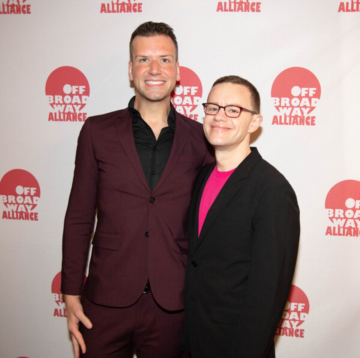 Tom and Michael Angora at Photos: Brenda Braxton, Julie White and More Step Out for 11th Annual Off-Broadway Alliance Awards