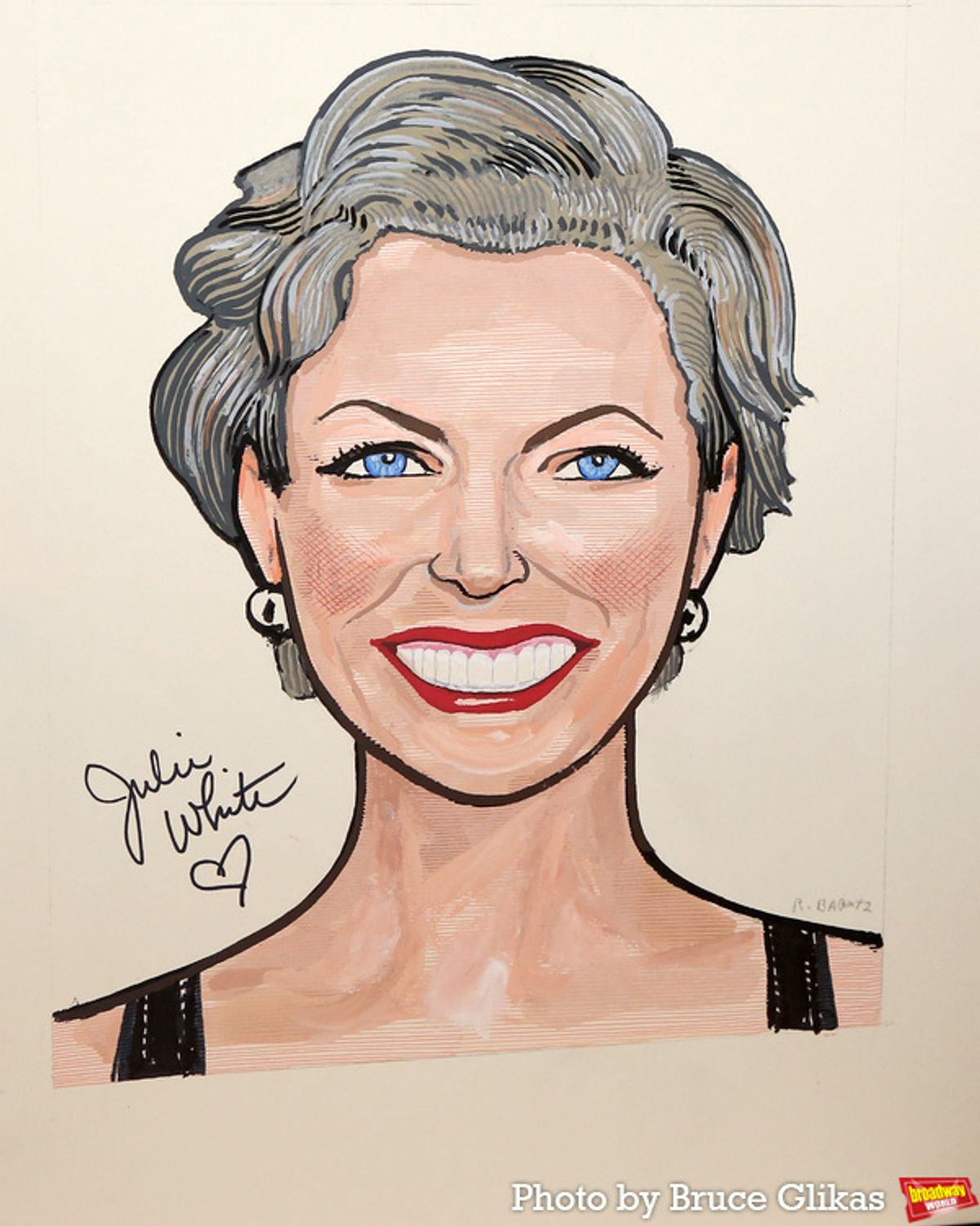 Julie White's caricature  at 