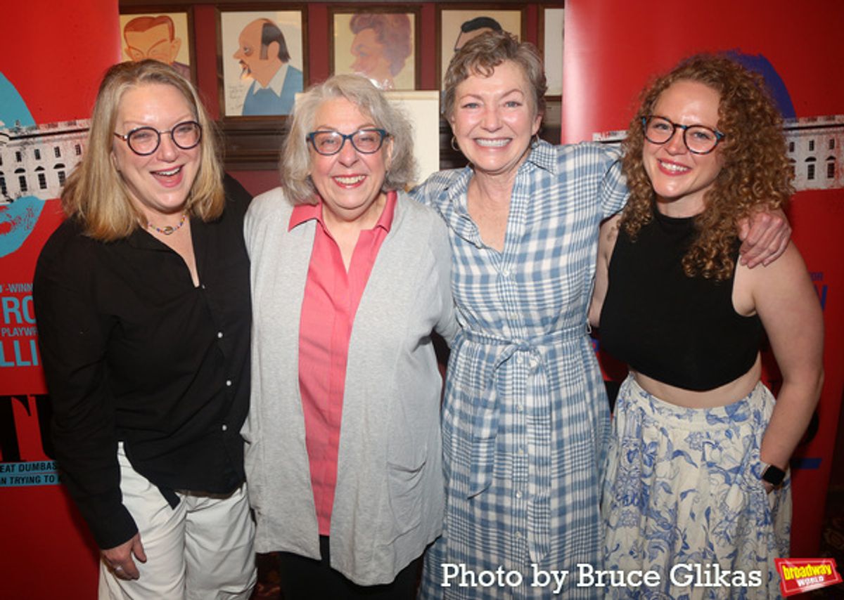 Kristine Nielsen, Jayne Houdyshell, Julie White and Caroline Neff  at 