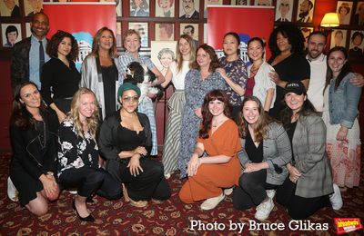 The cast, creative team of POTUS and friends of Julie White Photo