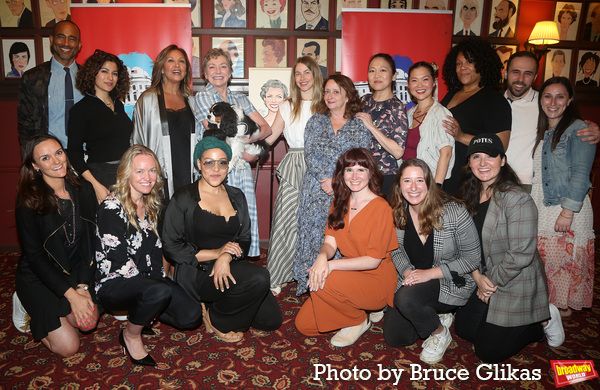 The cast, creative team of POTUS and friends of Julie White Photo