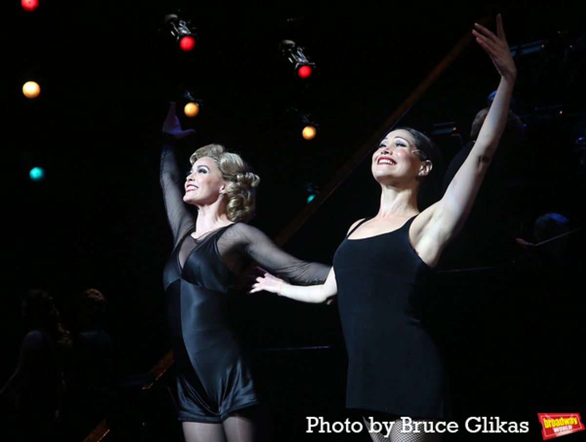 Emma Pittman and Bianca Marroquín at Photos: CHICAGO Celebrates 10,000 Performances on Broadway
