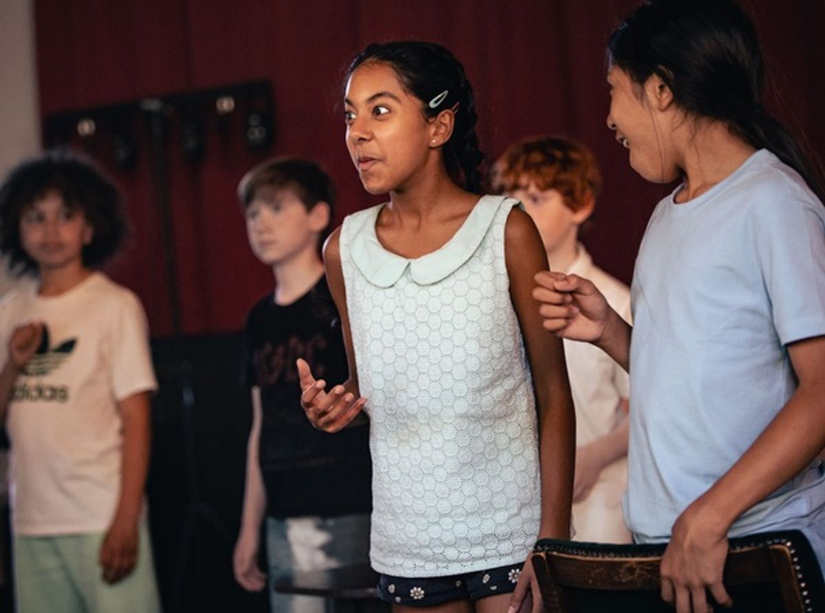 Rhiyara Salingam and company at Photos: Inside Rehearsal For 101 DALMATIANS at Regent's Park Open Air Theatre