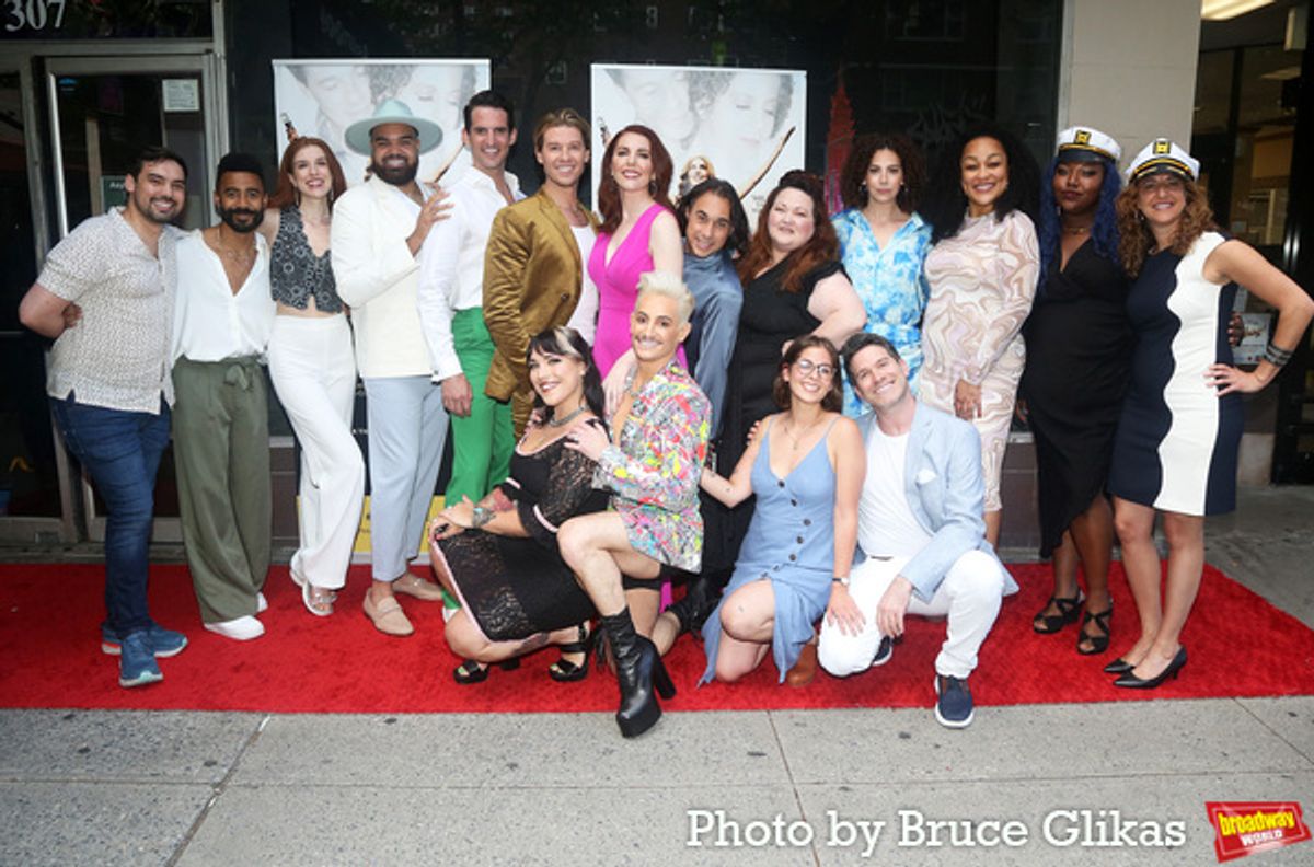 Back Row L to R: Nicholas Connell, Dimitri Moise, Courtney Bassett, Jaye Alexander, John Riddle, Constantine Rousouli, Marla Mindelle, Ryan Duncan, Kathy Deitch, Alex Ellis, Donnie Hammond, Clarissa Marie Ligon and Eva Price
Front Row L to R: Hannah Frye-Ginsberg, Frankie Grande, Becca Guskin and Tye Blue at 